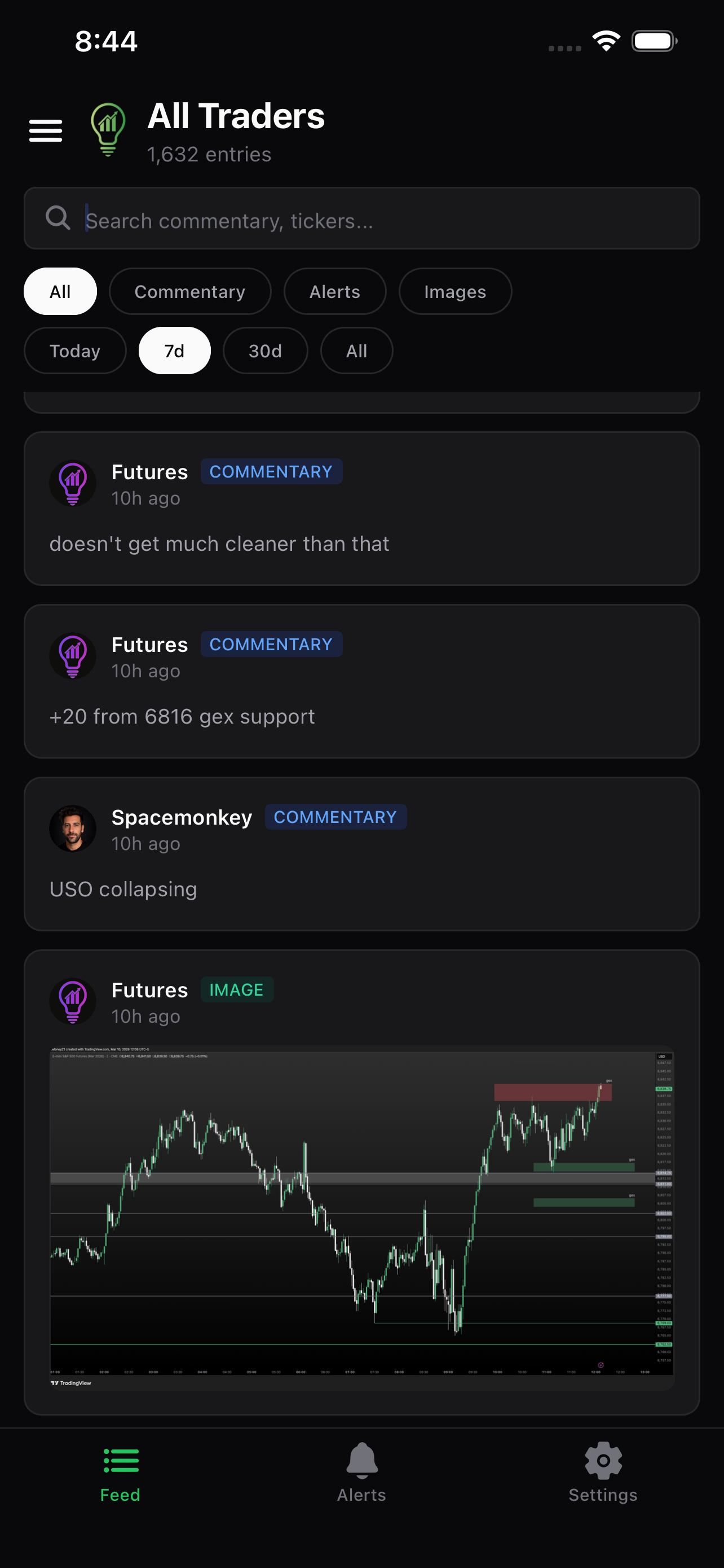 TWI mobile app commentary feed